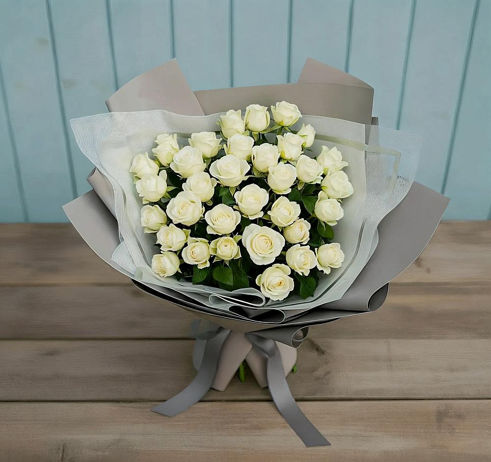 Букет Белоснежная нежность в Первомайский