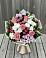Букет цветов из: Альстромерии, Гвоздики, Розы и Хризантемы в Первомайский