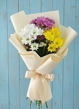 Букет цветов из:  Хризантемы в Первомайский