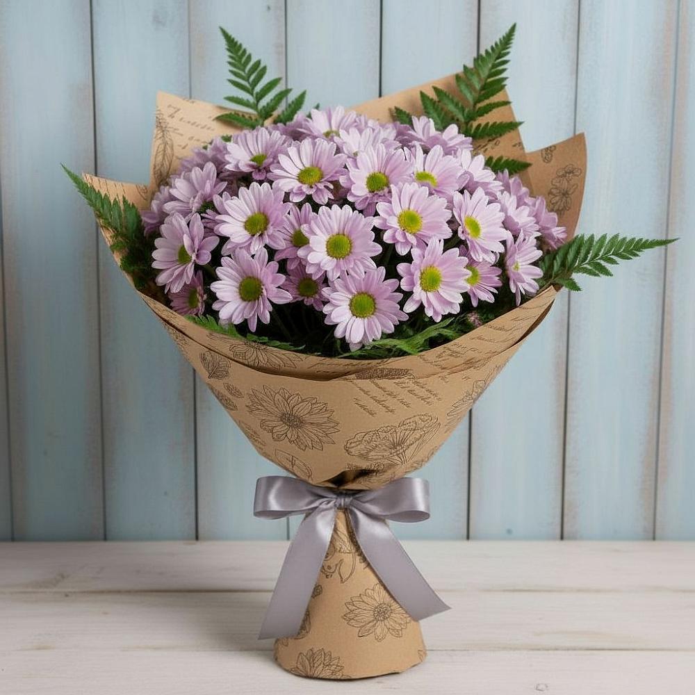 Букет цветов из: Хризантемы в Первомайский