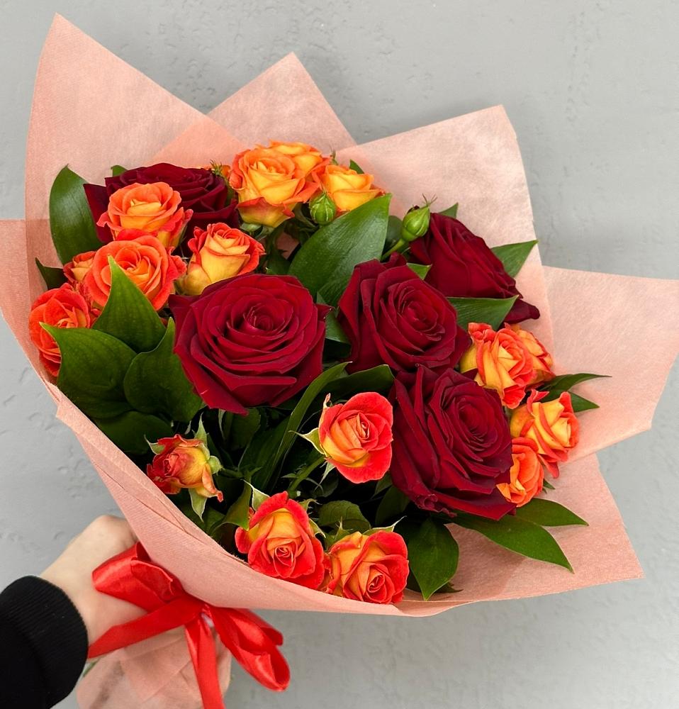 Букет Любовь и восторг в Первомайский