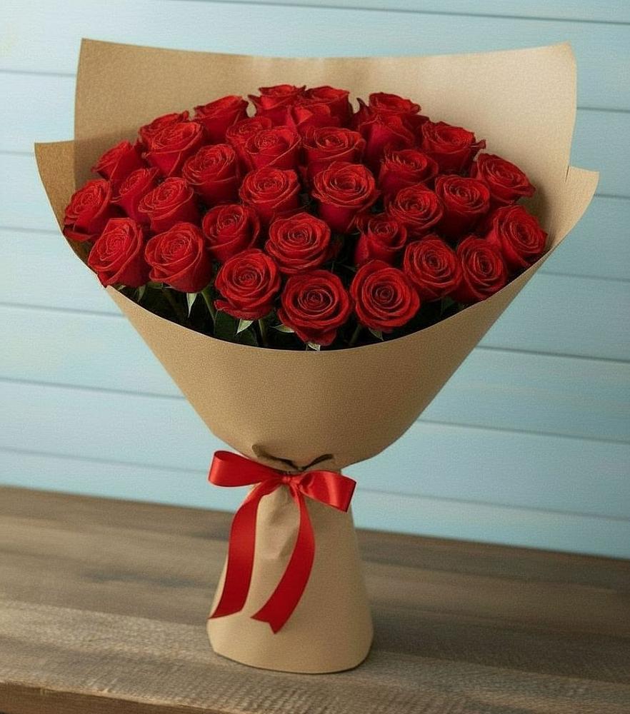 Букет Красные розы Милано в Первомайский