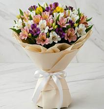 Букет цветов из:  Альстромерии #REPLACE_PRED# Первомайский