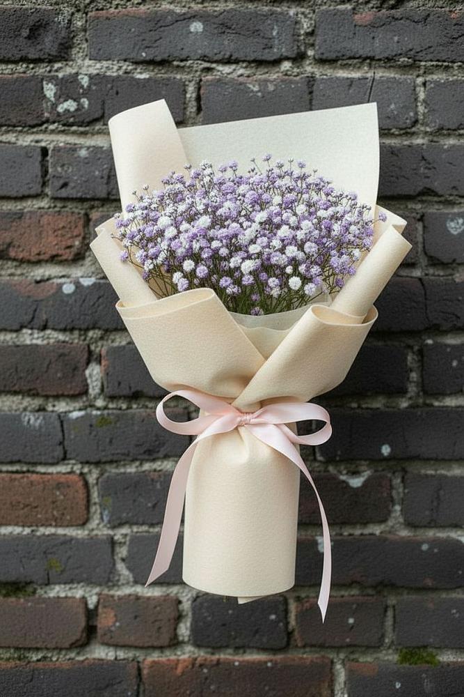 Букет цветов из: Гипсофила в Первомайский