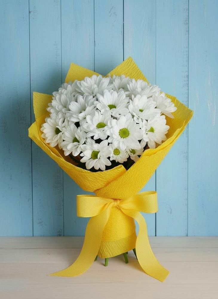 Букет цветов из: Хризантемы в Первомайский