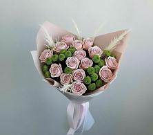 Букет цветов из:  Розы и Хризантемы в Первомайский