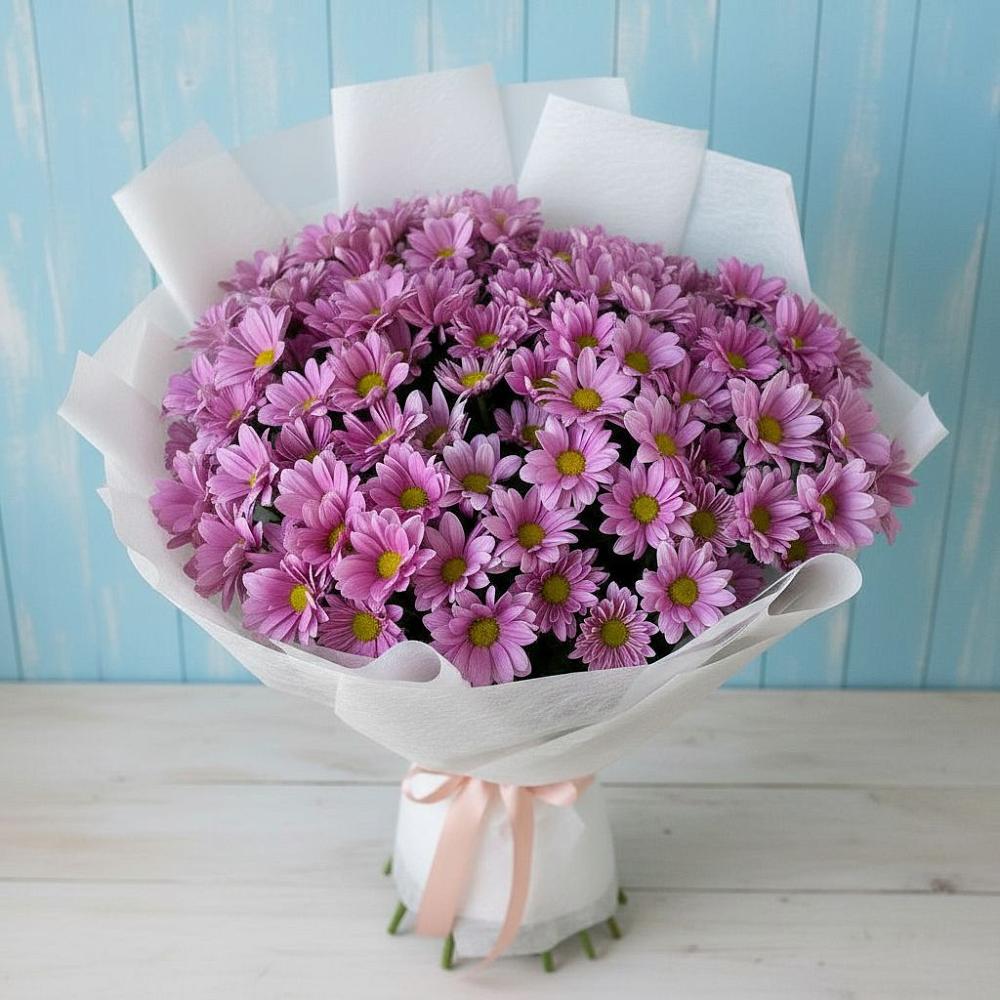 Букет цветов из: Хризантемы в Первомайский