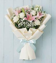Букет цветов из:  Лилии в Первомайский
