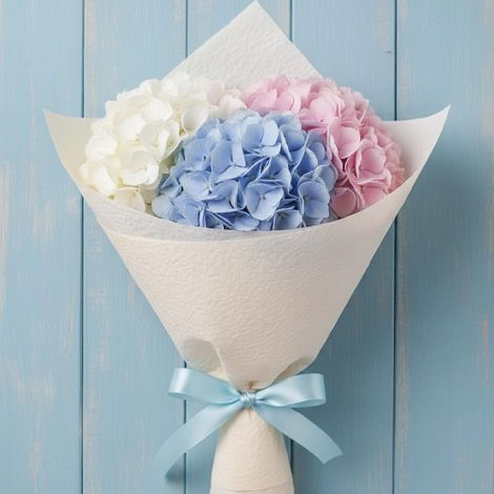 Букет цветов из: Гортензия в Первомайский