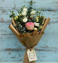 Букет цветов из:  Розы и Лизиантусы #REPLACE_PRED# Первомайский